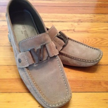 Louis Vuitton Suede Loafers